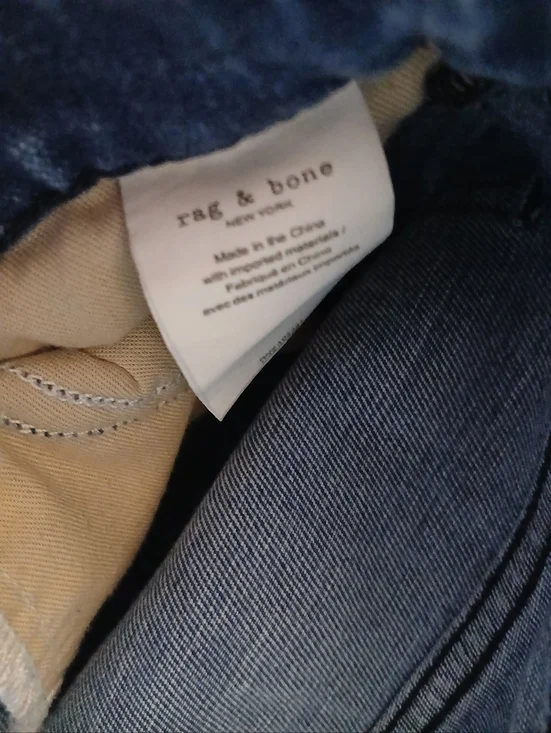 Rag And Bone Women's Jeans in Medium Blue - Picture 6 of 10